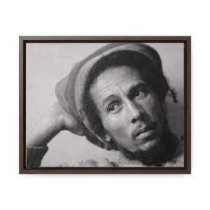 Toile de Qualité Bob Marley en noir et Blanc