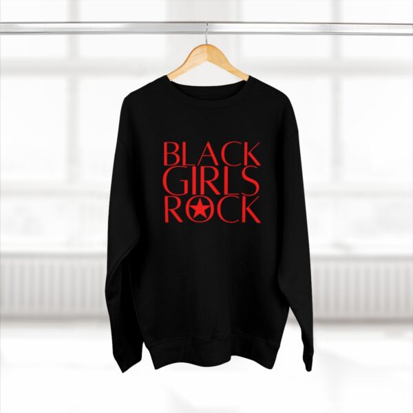 Sweatshirt Premium Black Girl Rock Red