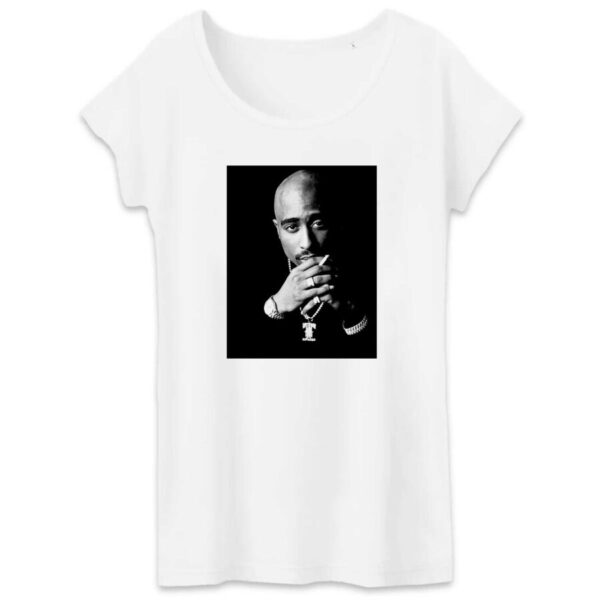 T-shirt Femme 100% Coton Bio Tupac Shakur TW