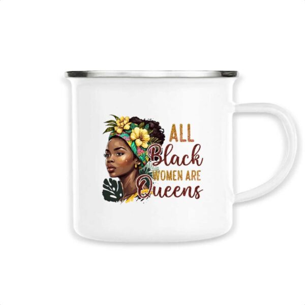 Mug émaillé Les Femmes Noires sont des Reines