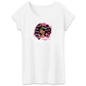 T-shirt Femme 100% Coton BIO TW Solidarité Cancer