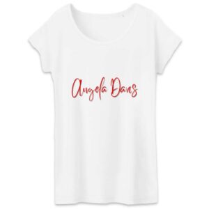 T-shirt Femme 100% Coton Bio TW Angela Davis Signature