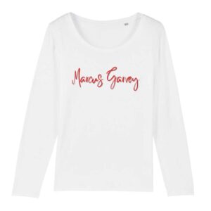 T-shirt Femme manches longues Marcus Garvey Signature