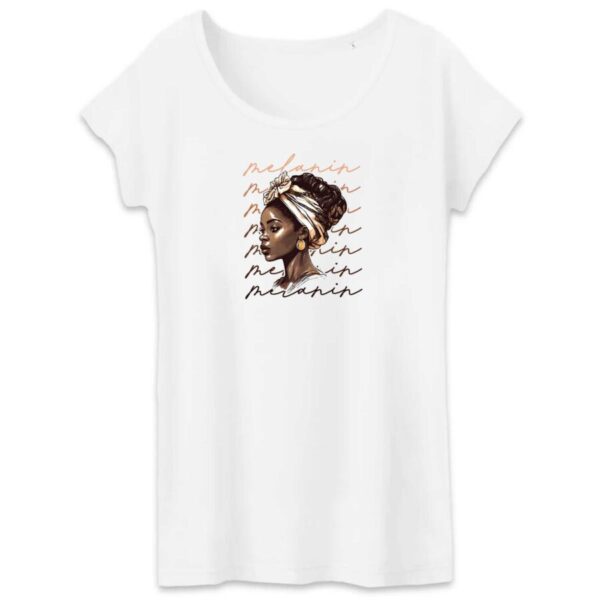 T-shirt Femme 100% Coton BIO Mélanine Antillaise TW