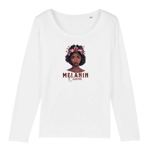 T-shirt Femme manches longues Mélanine Queen