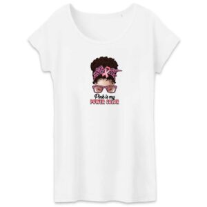 T-shirt Femme 100% Coton BIO Pink Power TW