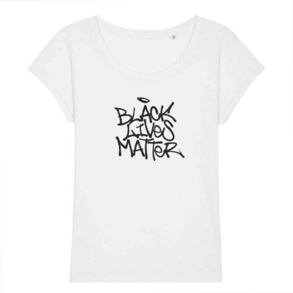 T-shirt Slub Black Lives Matter Tag