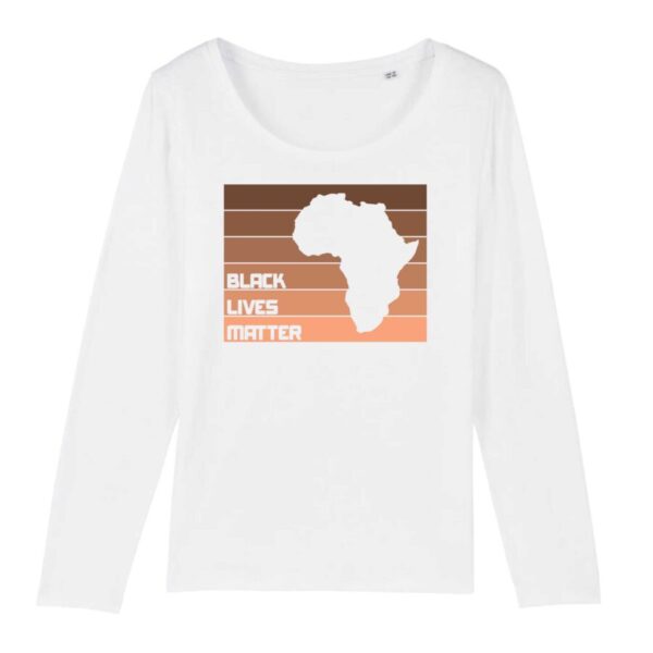 T-shirt Femme manches longues Black Lives Matter Africa