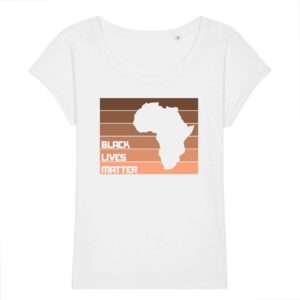 T-shirt Slub Black Lives Matter Africa