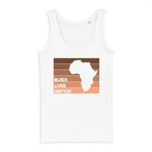 Débardeur Femme 100% Coton BIO Black Lives Matter Africa Dream