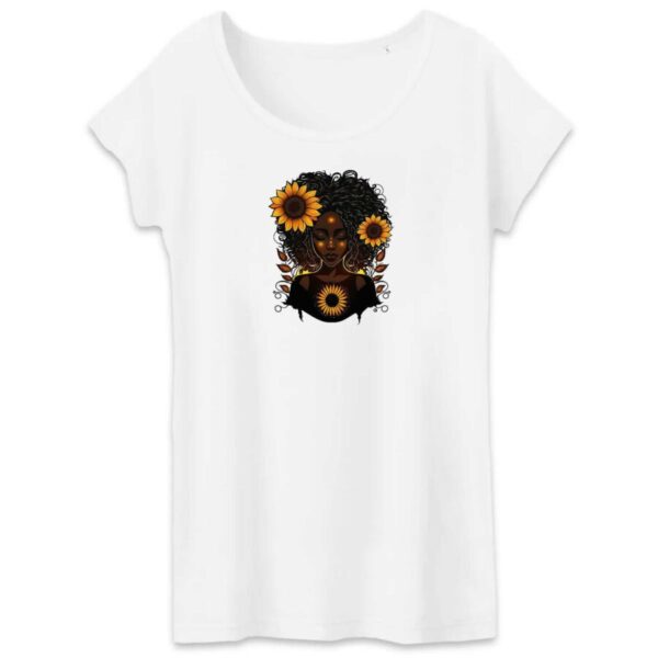 T-shirt Femme 100% Coton BIO Miss Tournesol TW