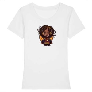 T-shirt Femme 100% Coton BIO Musique RnB