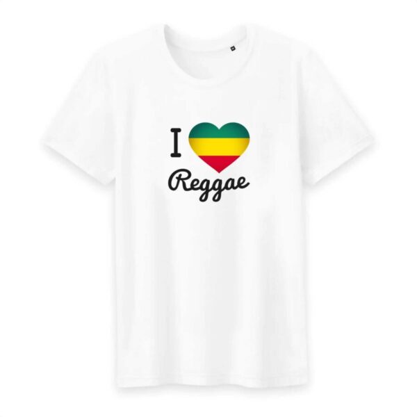T-shirt Homme Col rond I Love Reggae