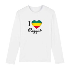 T-shirt manches longues I Love Reggae
