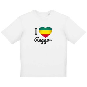 T-shirt Urbain I Love Reggae