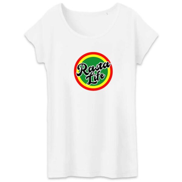 T-shirt Femme 100% Coton BIO Rasta Life TW