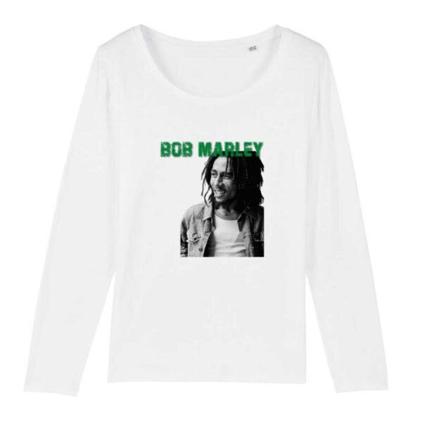 T-shirt manches longues Bob Marley Green
