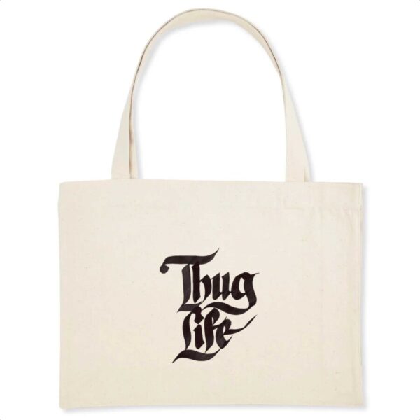 Shopping bag Coton Bio Thug Life Graph