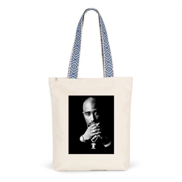 Tote Bag Ethnique Coton Bio Tupac Shakur