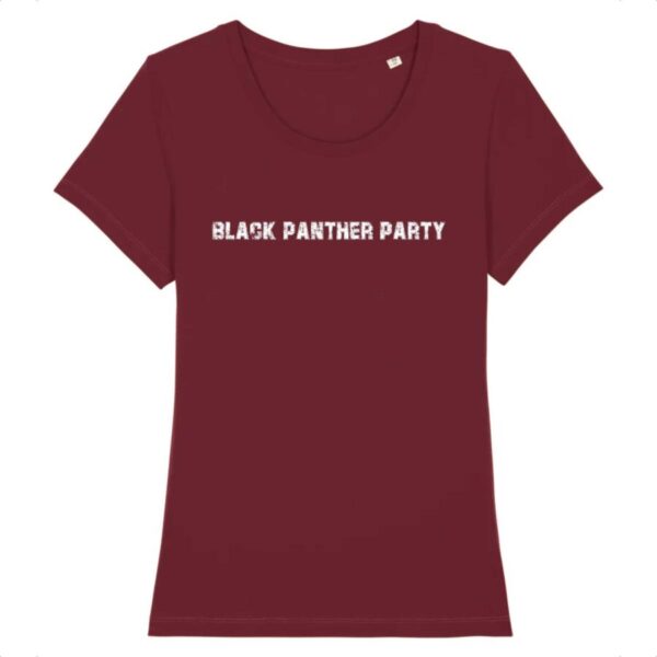 T-shirt Femme 100% Coton BIO Black Panther Party