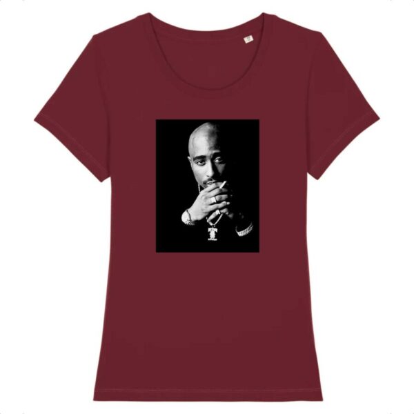 T-shirt Femme 100% Coton Bio Tupac Shakur