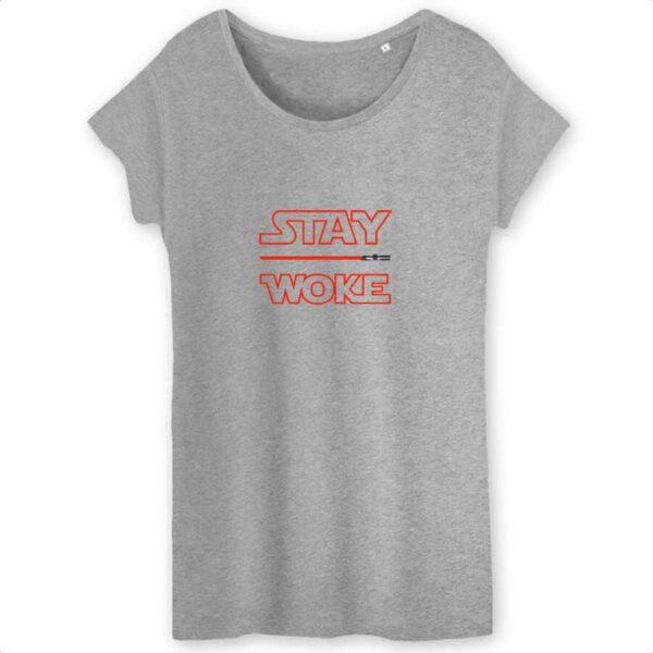 T-shirt Femme 100% Coton BIO TW Stay Woke