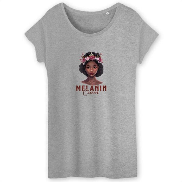 T-shirt Femme 100% Coton BIO Mélanine Queen TW