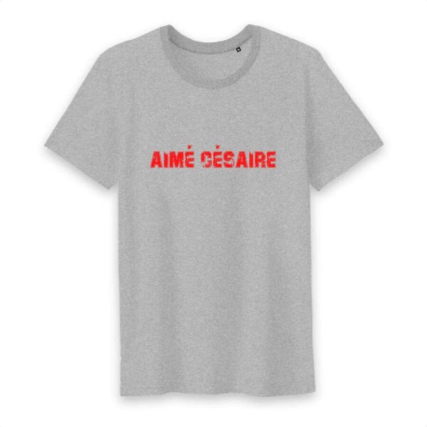 T-shirt Homme Col rond 100% Coton BIO Aimé Césaire