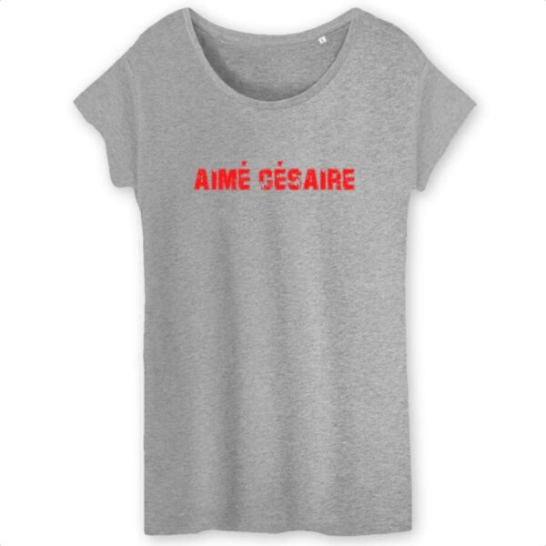T-shirt Femme 100% Coton BIO Aimé Césaire TW