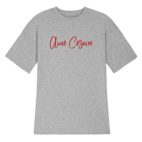 Robe T-shirt Femme 100% Coton Bio Aimé Césaire Signature