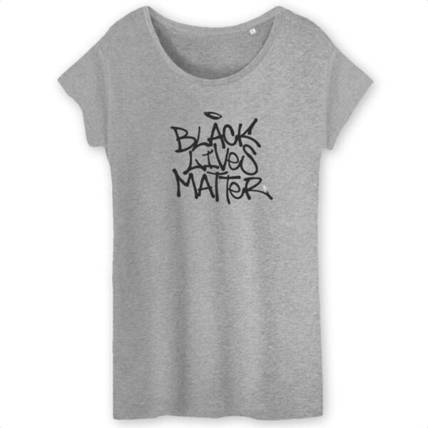 T-shirt Femme 100% Coton BIO Black Lives Matter Tag TW