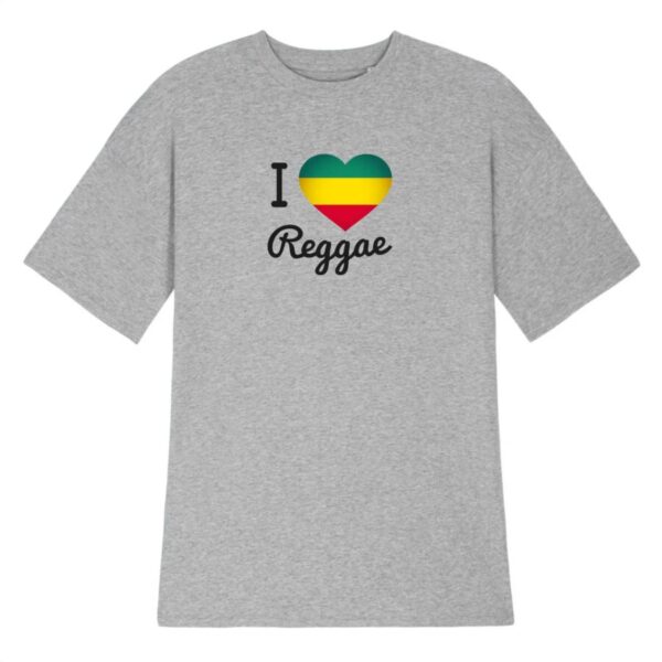 Robe T-shirt Femme 100% Coton BIO I Love Reggae