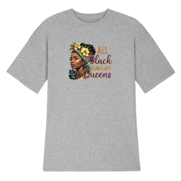 Robe T-shirt Femme 100% Coton BIO Les Femmes Noires sont des Reines