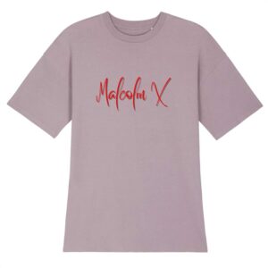Robe T-shirt Femme 100% Coton Bio Malcolm X Signature