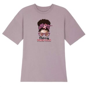 Robe T-shirt Femme 100% Coton BIO Pink Power