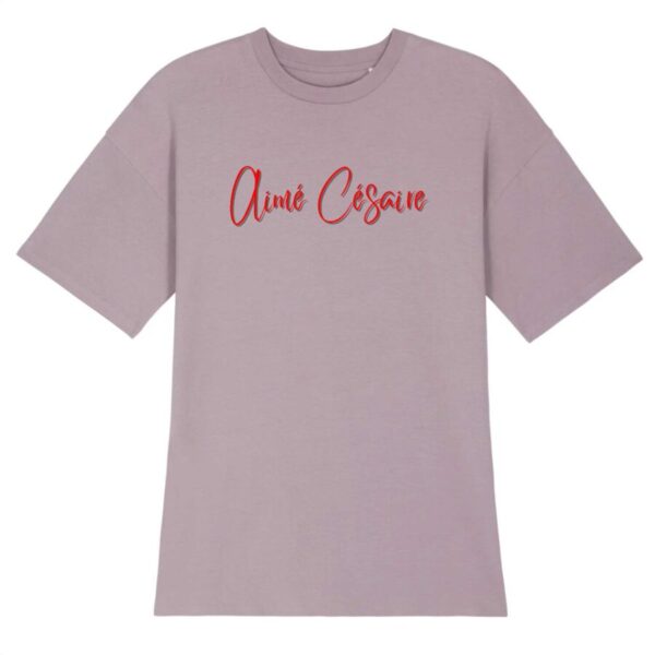 Robe T-shirt Femme 100% Coton Bio Aimé Césaire Signature