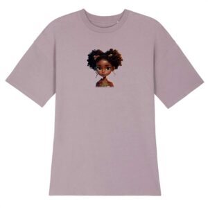 Robe T-shirt Femme 100% Coton BIO Petite Fille Black