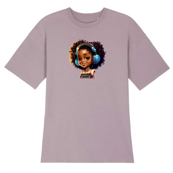 Robe T-shirt Femme 100% Coton BIO Black Musique