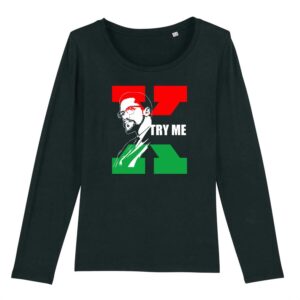 T-shirt Femme manches longues Malcolm X Try