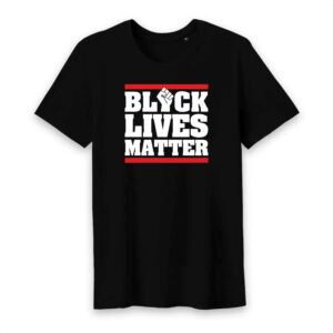 T-shirt Homme Col rond 100% Coton BIO Black Lives Matter Classique