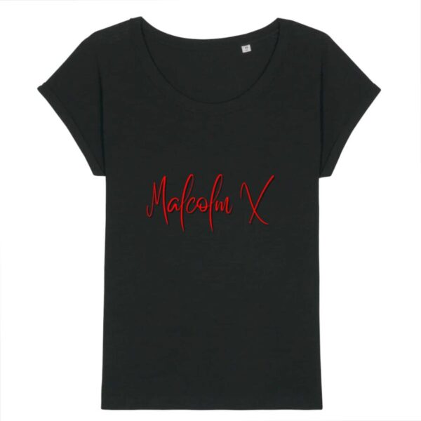 T-shirt Slub Malcolm X Signature