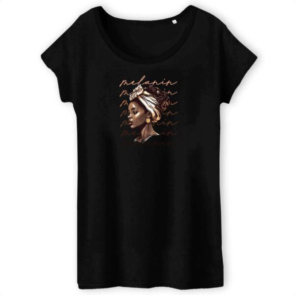T-shirt Femme 100% Coton BIO Mélanine Antillaise TW