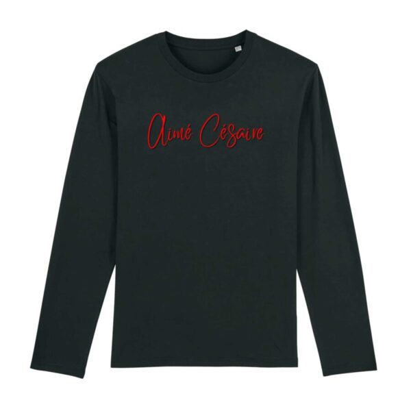 T-shirt manches longues Aimé Césaire Signature