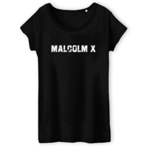 T-shirt Femme 100% Coton BIO Malcolm X TW