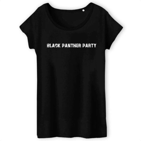 T-shirt Femme 100% Coton BIO Black Panther Party TW