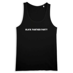 Débardeur Homme 100% Coton BIO Black Panther Party Runs