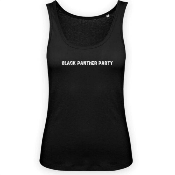Débardeur Femme 100% Coton BIO Black Panther Party