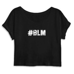 Crop Top Femme 100% Coton BIO #BLM