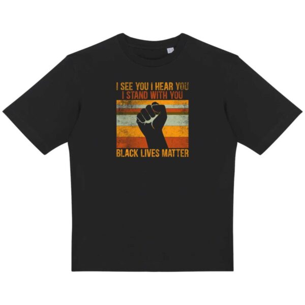 T-shirt Urbain Black Lives Matter I Stand