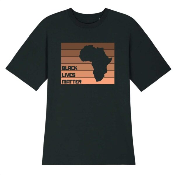 Robe T-shirt Femme 100% Coton BIO Black Lives Matter Africa